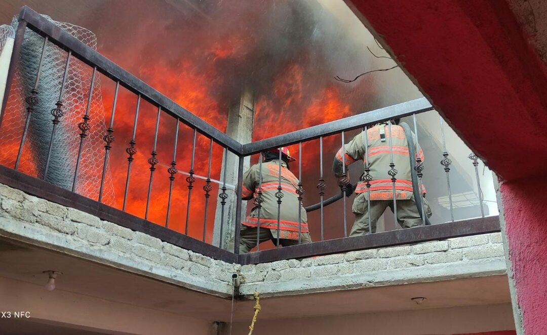 Incendio en fabrica clandestina